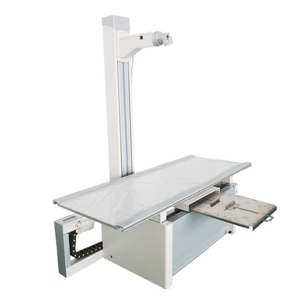 DR radiography table with 4 way floating left