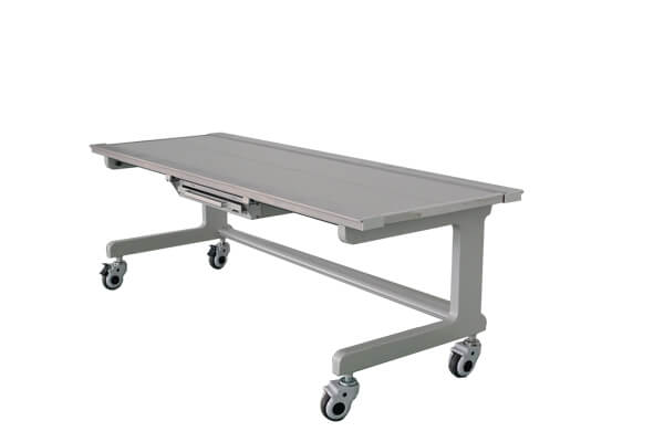 mobile radiography table with bucky view