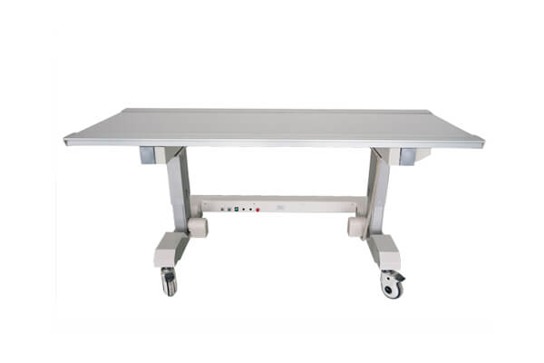 Floating medical X ray table in six directions