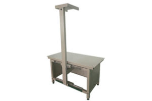 Veterinary x ray table is configured for pet X ray machines